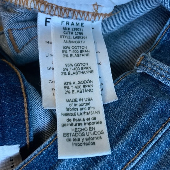 Frame Denim Jeans - Le High Skinny in Answorth - Size 28 - Picture 5 of 5